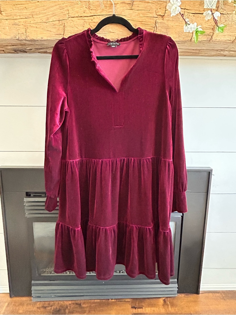 1.STATE Velvety Dress